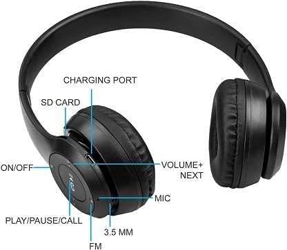 P47 WIRELESS HEADPHONES WITH BLUETOOTH