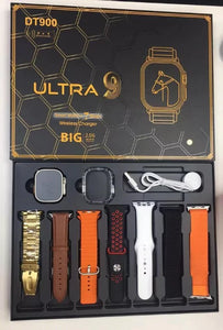 DT900 ULTRA  SMART WATCH WITH 7 STRAPS