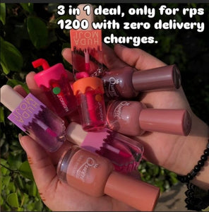 LIP AND NAIL DUO STEAL!!! 3 IN 1 DEAL